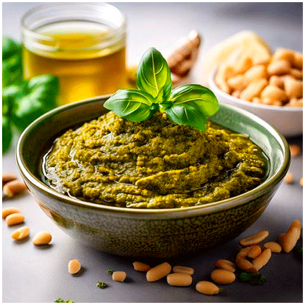 Garlic-free Pesto flavour Oilsoluble